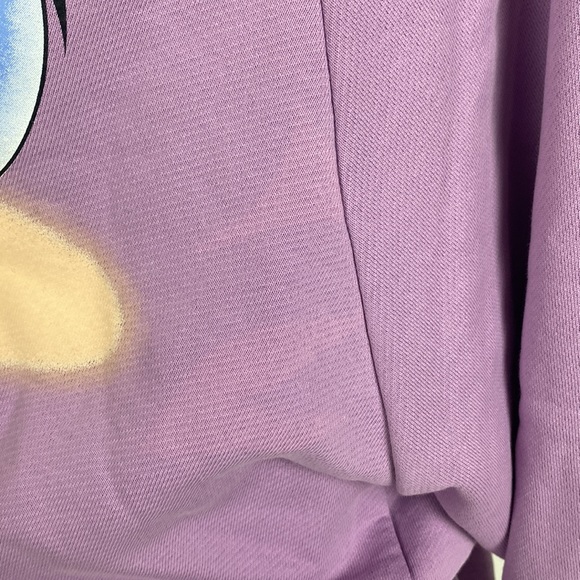 LIBERAL YOUTH MINISTRY LYM01T122 WOMENS EMOJI SWEATSHIT LILAC SIZE M - Picture 9 of 12